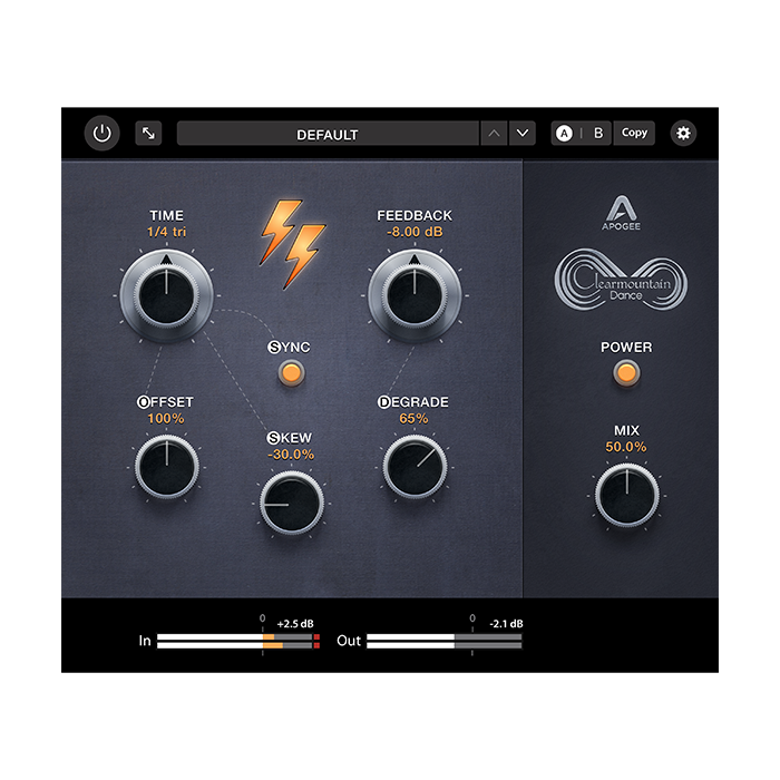 Clearmountain Dance interface utilisateur GUI