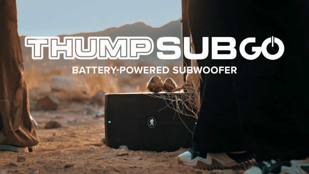 Mackie ThumpSub Go vignette