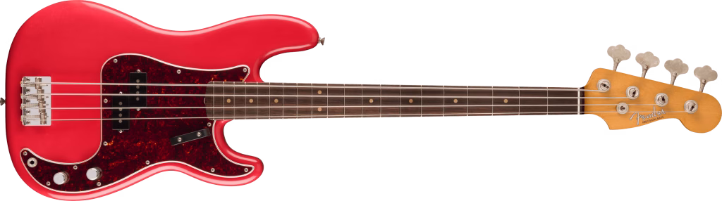 Limited Edition Vintera® II Road Worn® '60s Precision Bass® couleur Fiesta Red