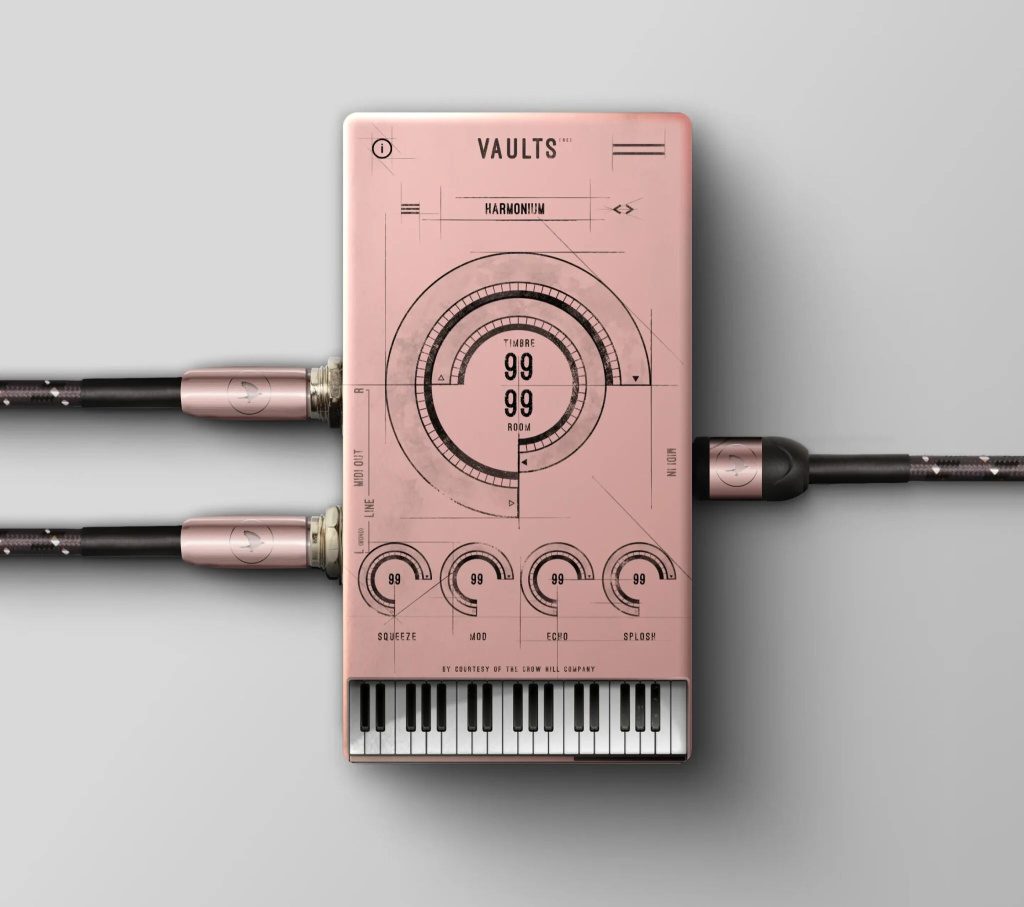 The Crow Hill Company Harmonium interface utilisateur GUI