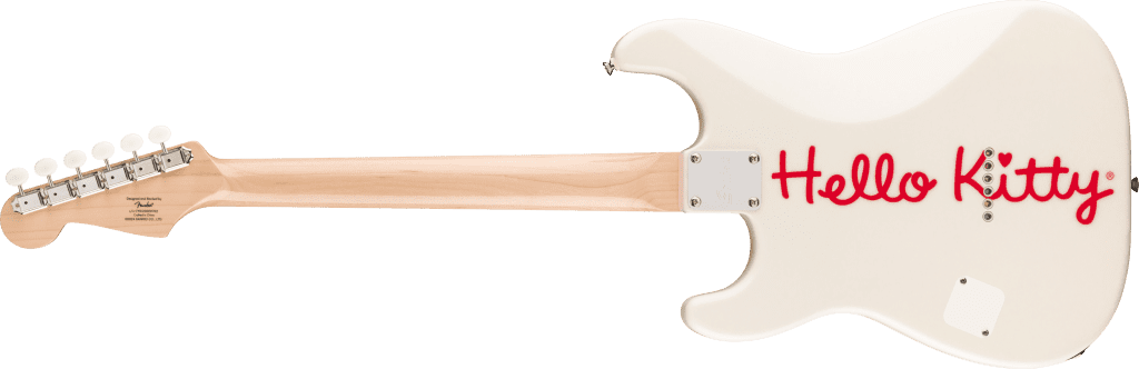 Hello Kitty® x Fender white vue arrière