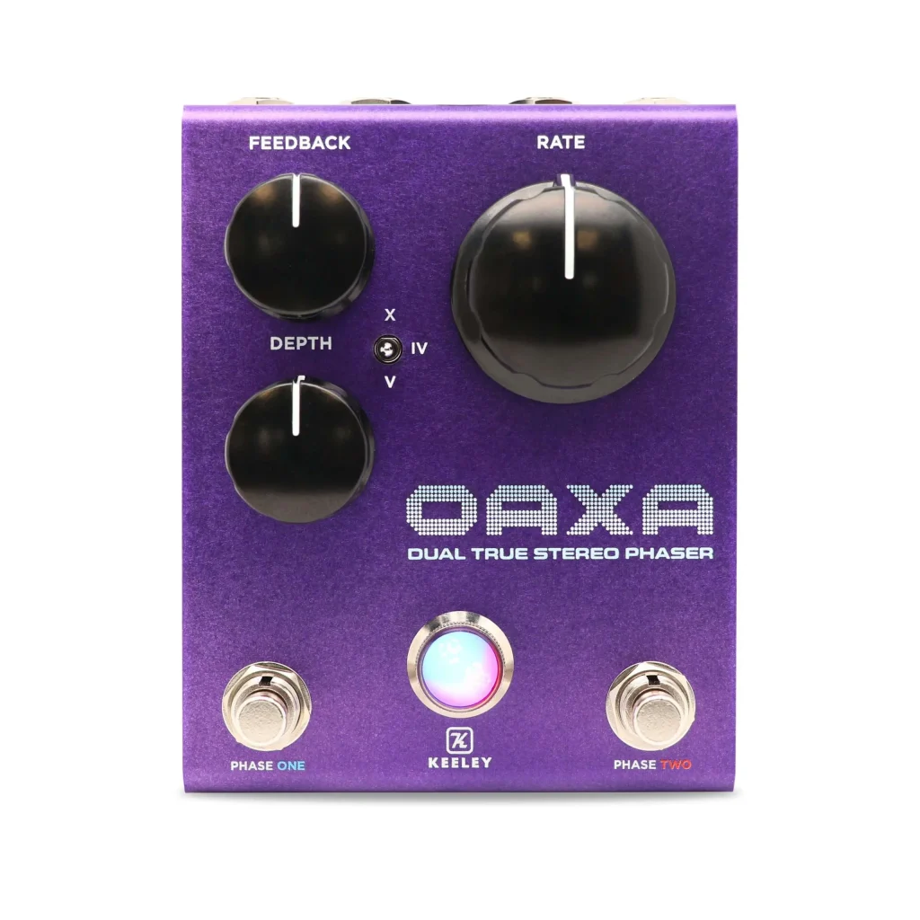 Keeley Electronics Oaxa Phaser vue de face