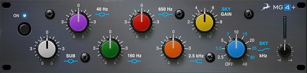 Antelope Audio MG4+ interface utilisateur GUI