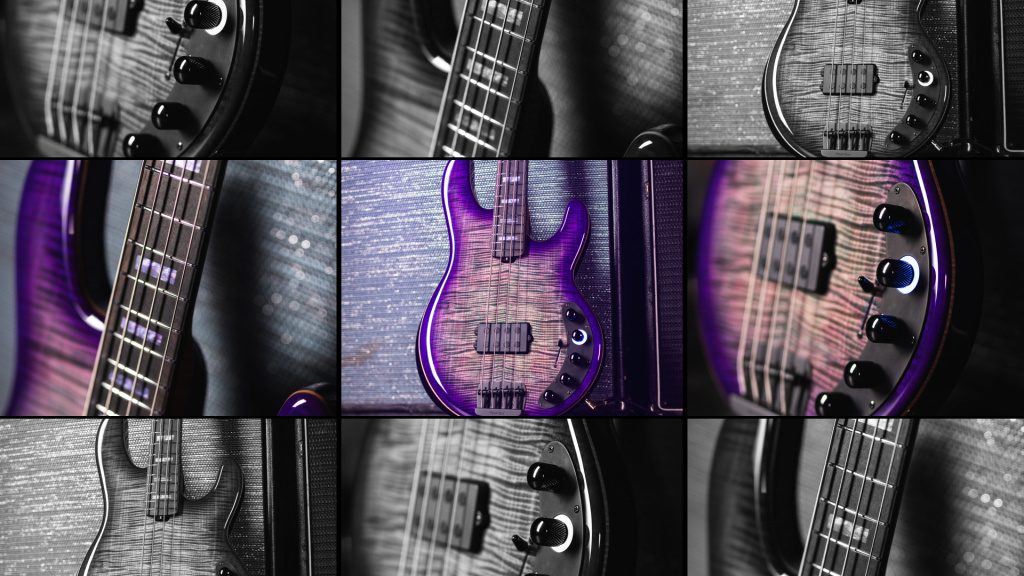 Musicman DarkRay “Grapes of Wrath” vignette