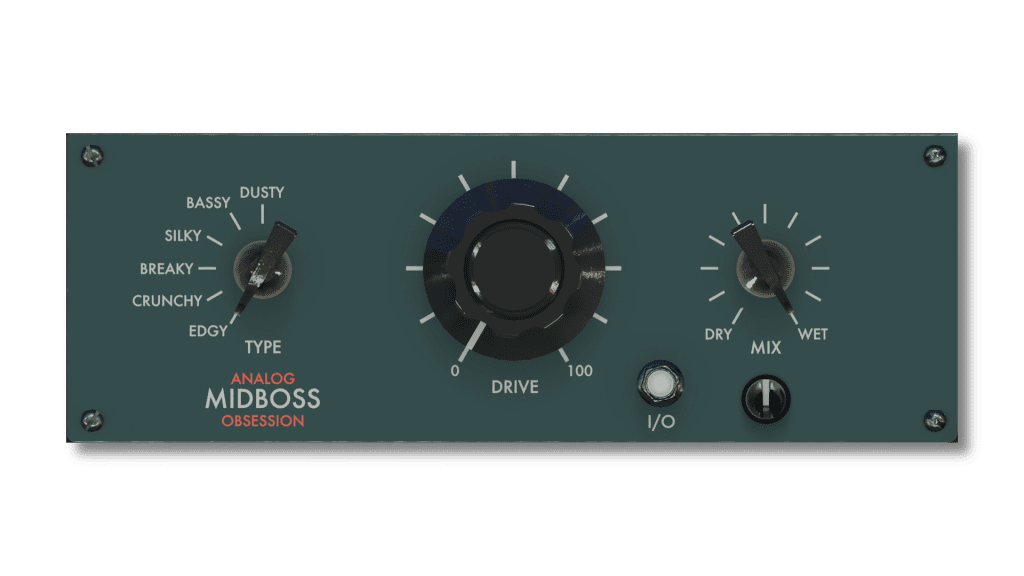 Analog Obsession MIDBOSS interface utilisateur GUI