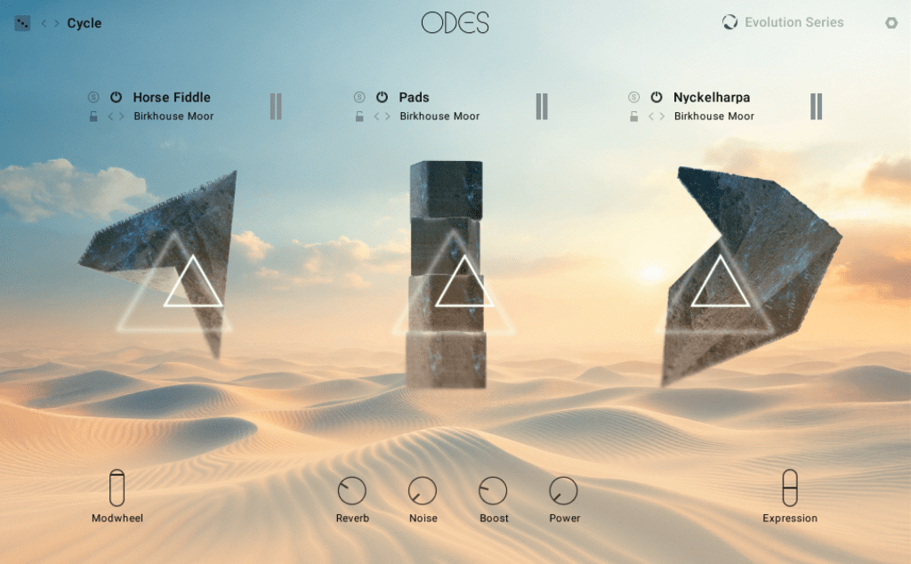 Native Instruments Odes - interface utilisateur GUI