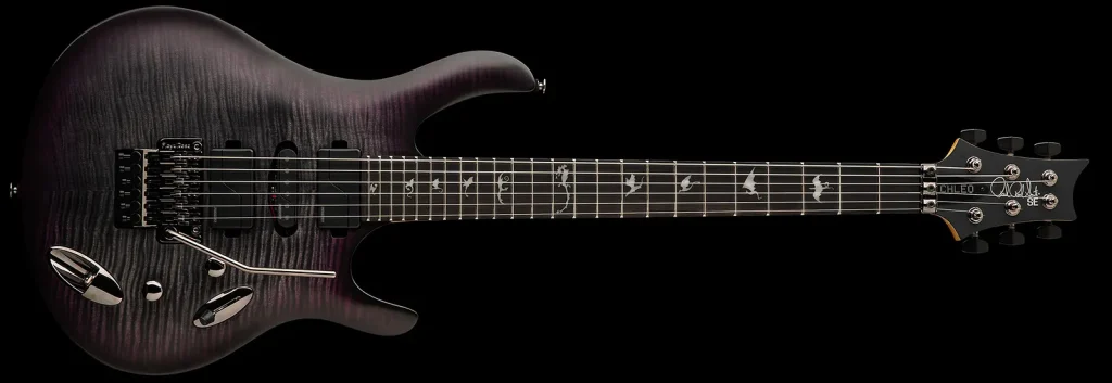 PRS SE Chleo Charcoal Purple Burst