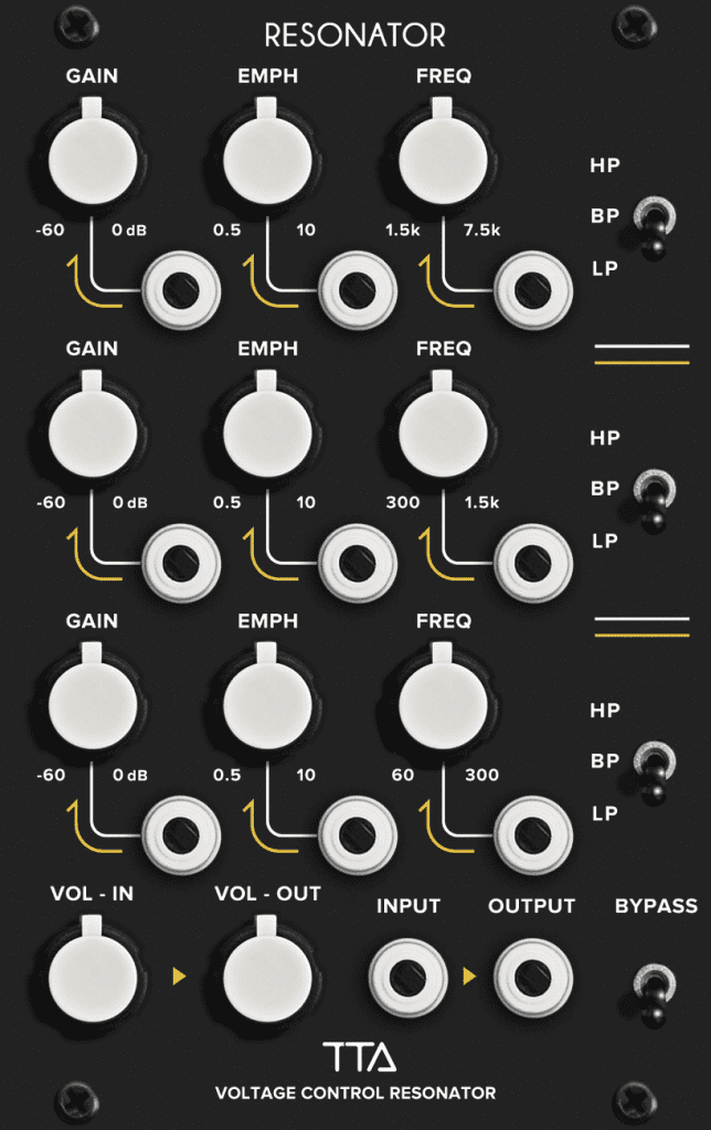 TipTop Audio Resonator - vue de face