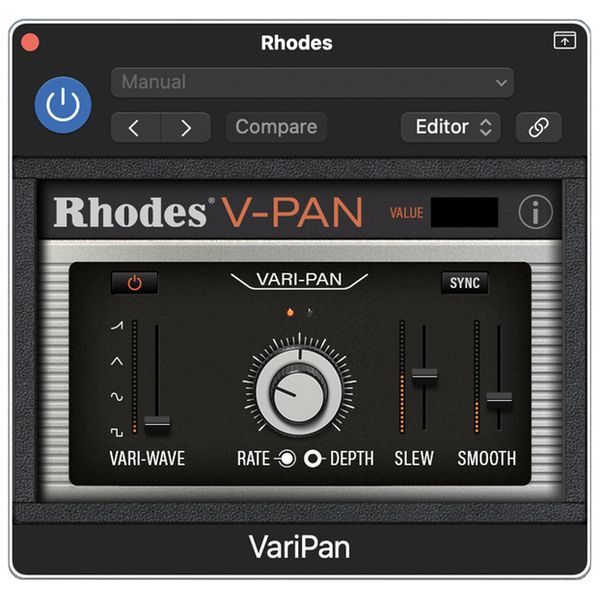 Rhodes V-PAN interface utilisateur gui