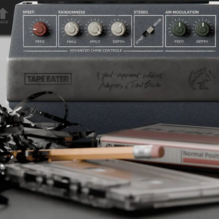 Audiopunks Tape Eater - contrôles avancés (moteur Chew)