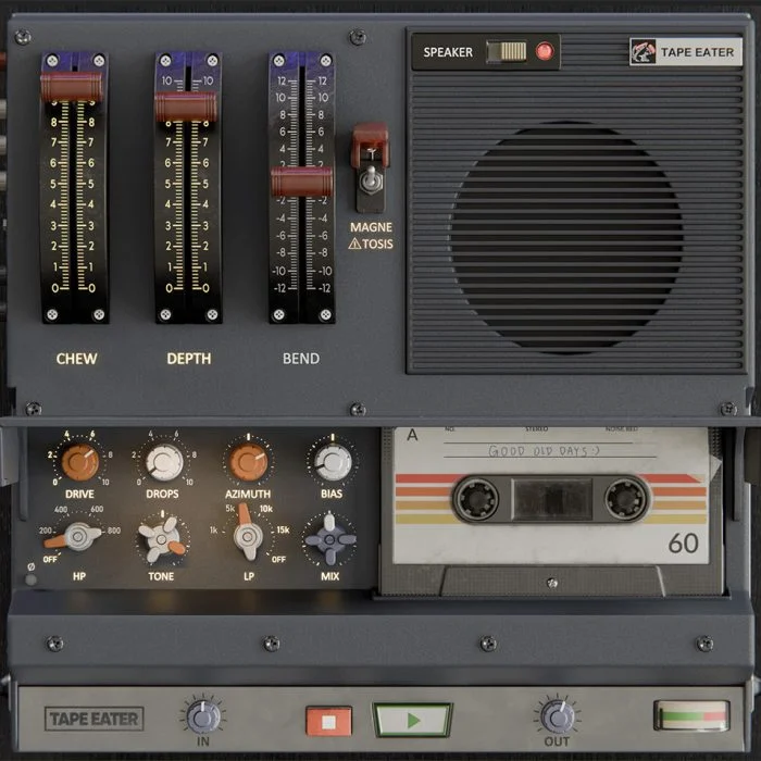 Audiopunks Tape Eater - interface utilisateur GUI