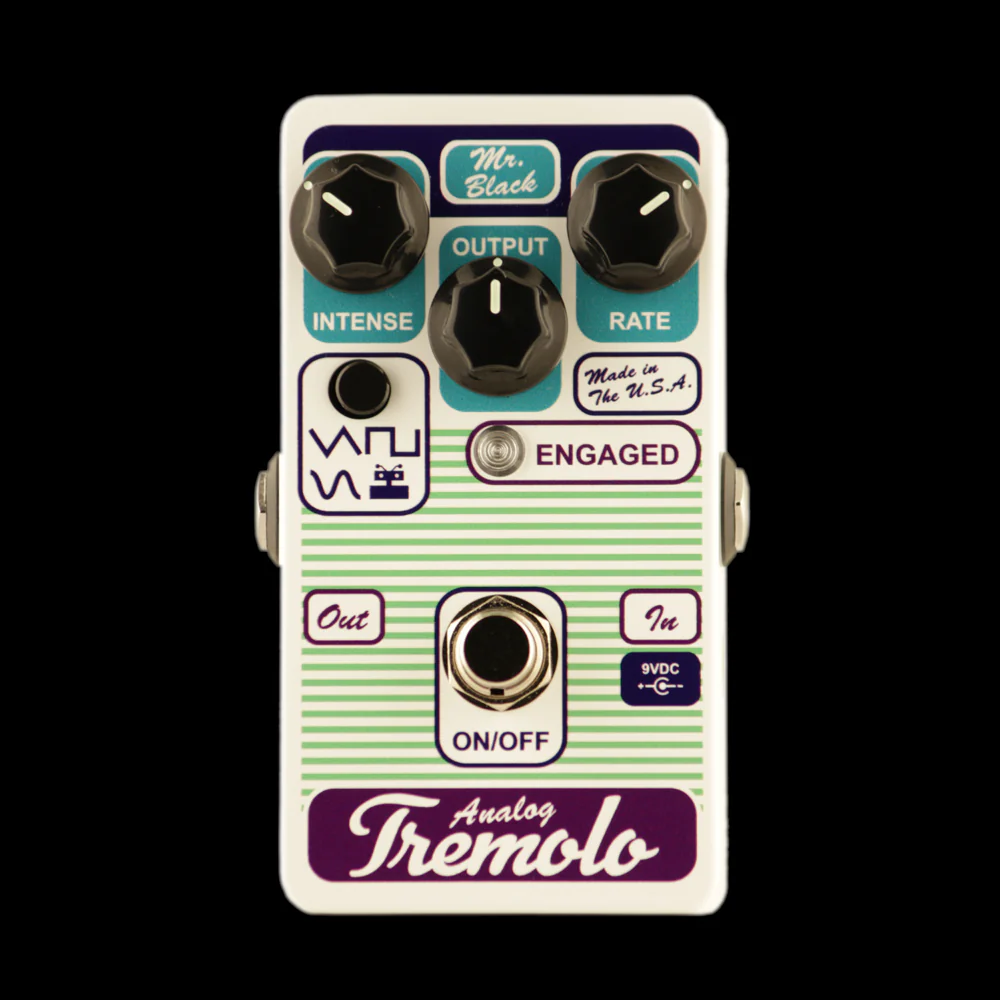 Mr Black Pedals Analog Tremolo - vue de face