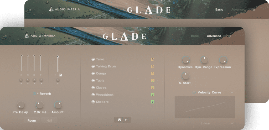 Audio Imperia Glade réglages avancés