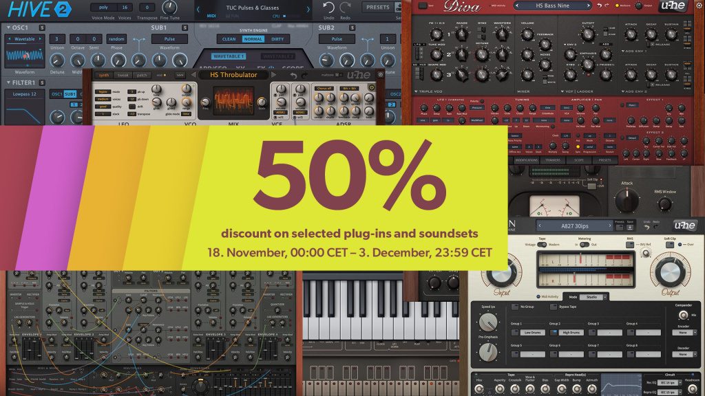 u-he Black Friday - vignette