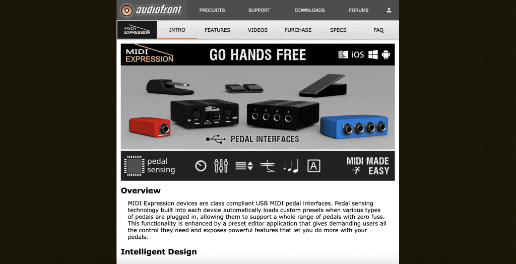 Le site d'audiofront