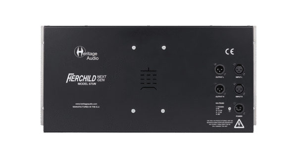 Heritage Audio HERCHILD Next Gen 670N - vue arrière