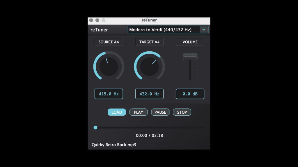 Kushview reTuner - vignette