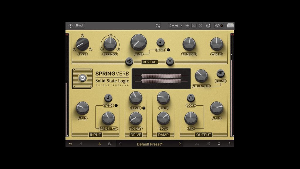 SSL SpringVerb - vignette