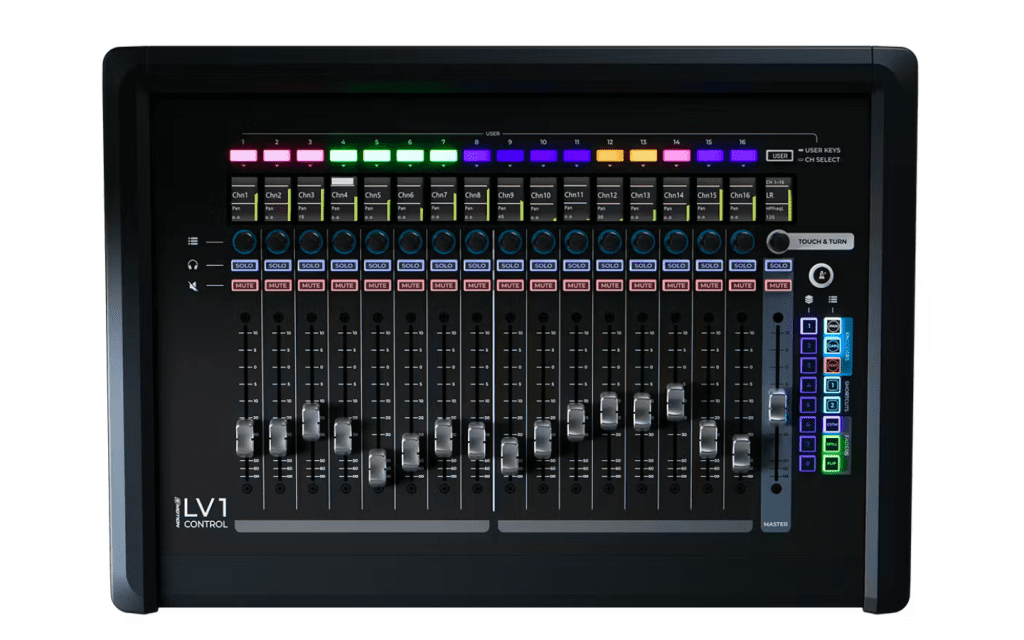 Waves eMotion LV1 Control - vue de face