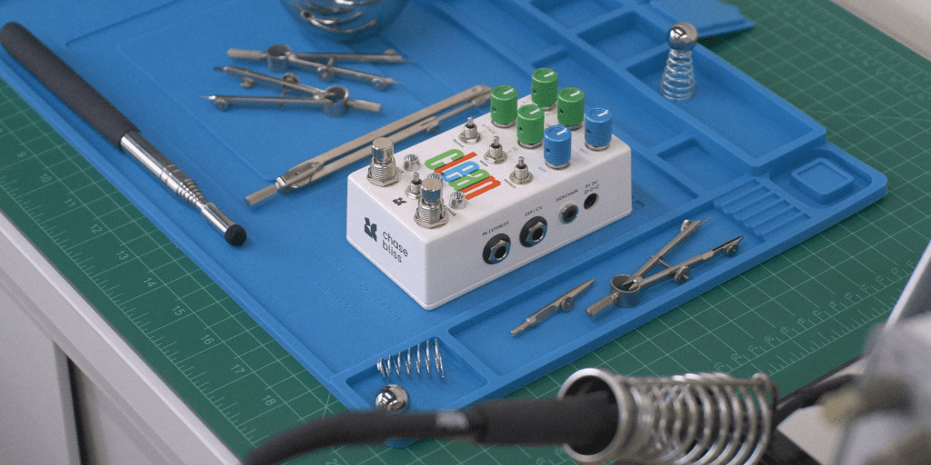 chase bliss clean, rendu 3d du compresseur