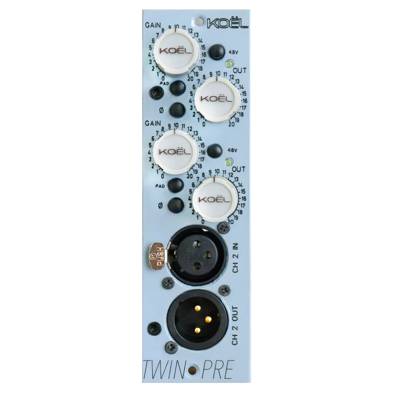 Koël Audio Twin Pre - vue de face