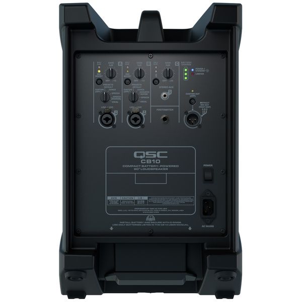 QSC Audio CB10 - vue arrière