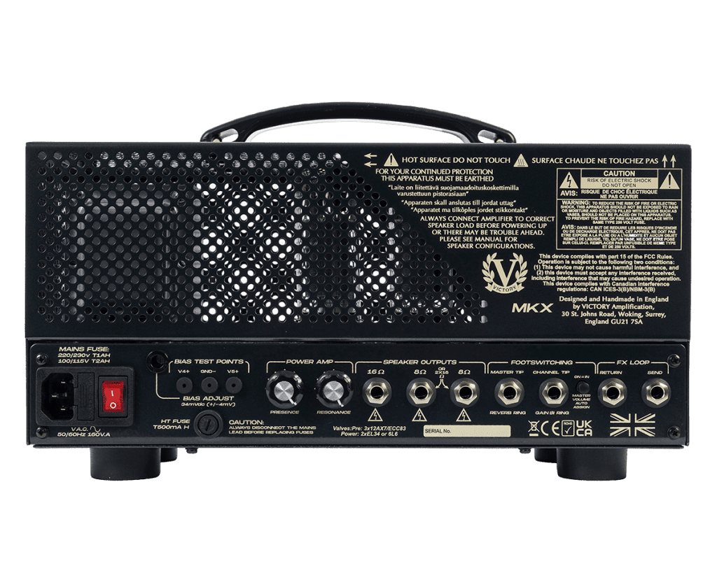 Victory Amps MKX Lunchbox - vue arrière