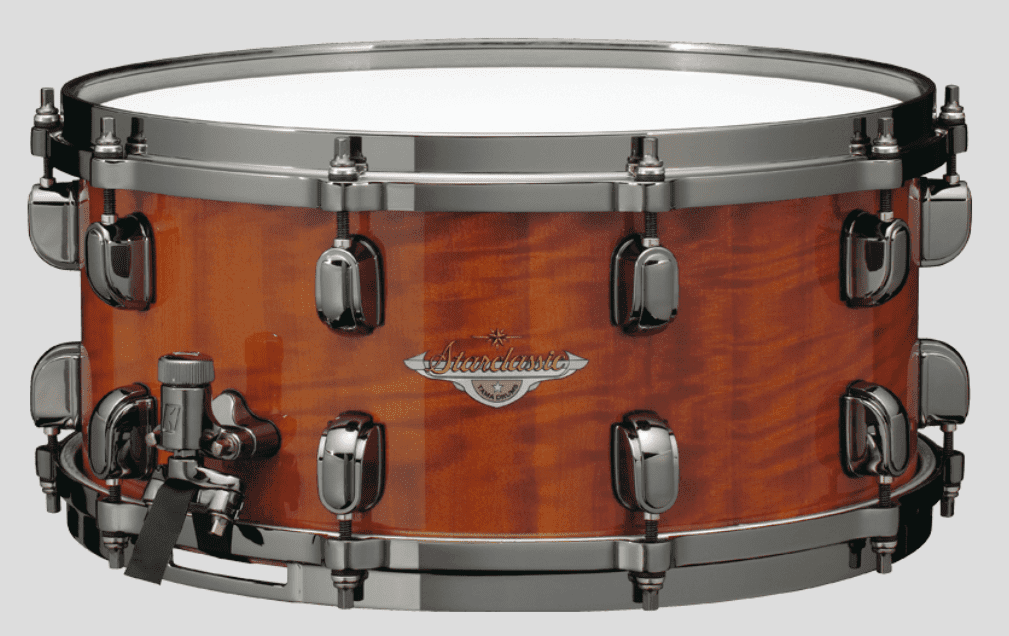 Tama Starclassic Bubinga Figured African Cherry - caisse claire - vue de face