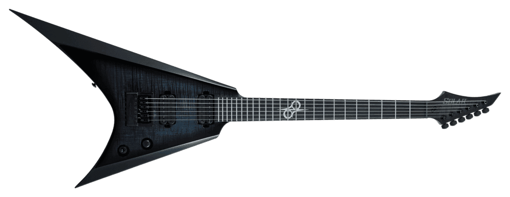 Solar Guitars VA1.6FBB+ - vue de face