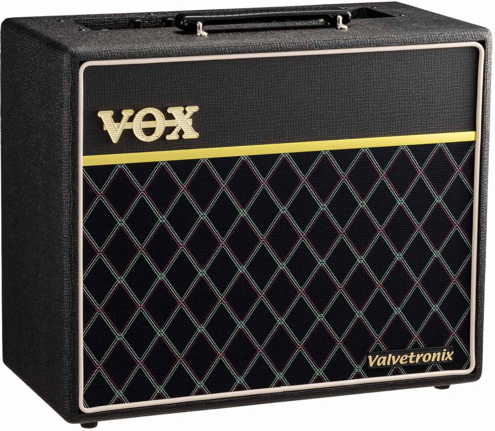 Vox Valvetronix VT40X Classic Blue - vue de trois quarts gauche