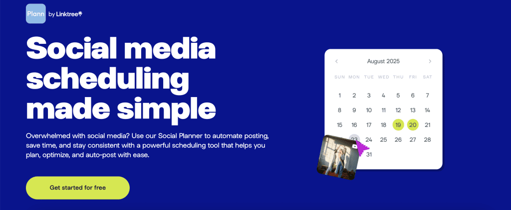 planning de link.tree pour gérer tes réseaux