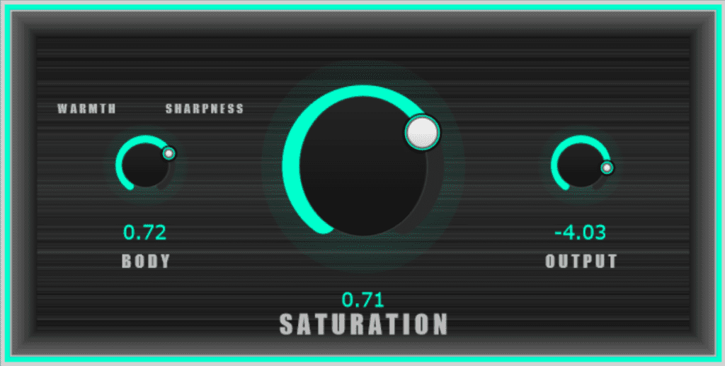 Immanent Audio Harmonic Saturator - GUI