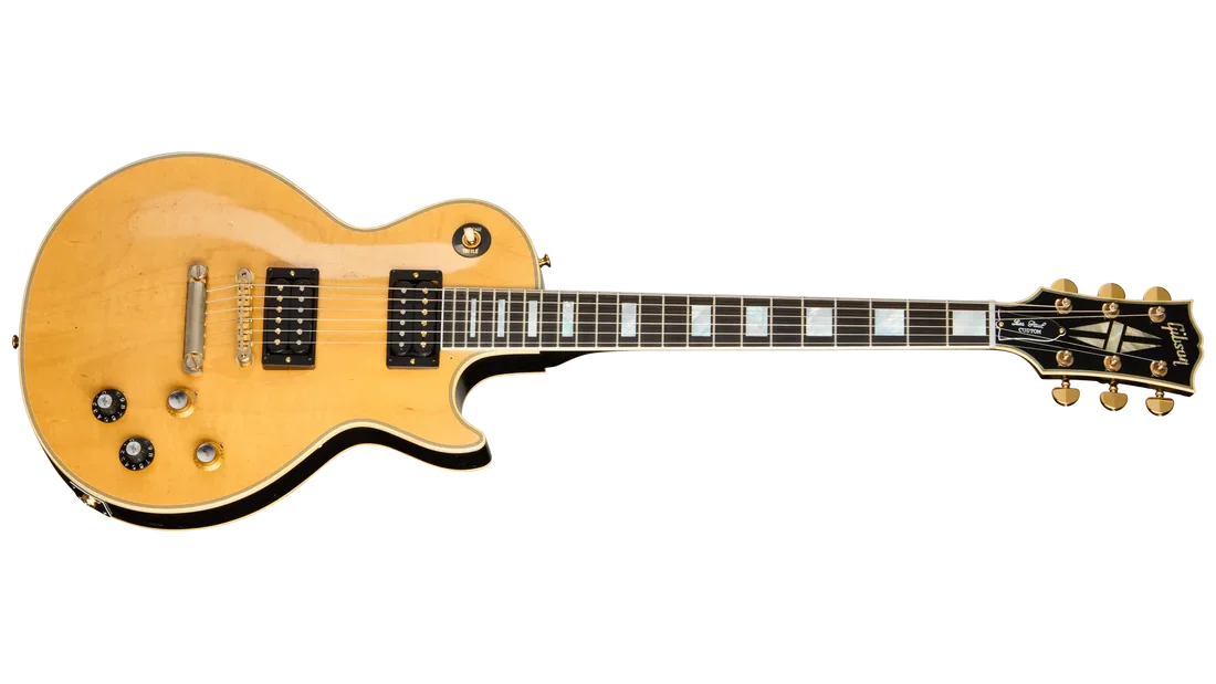 Gibson Mick Ronson 1968 Les Paul Custom Collector's Edition - vue de face