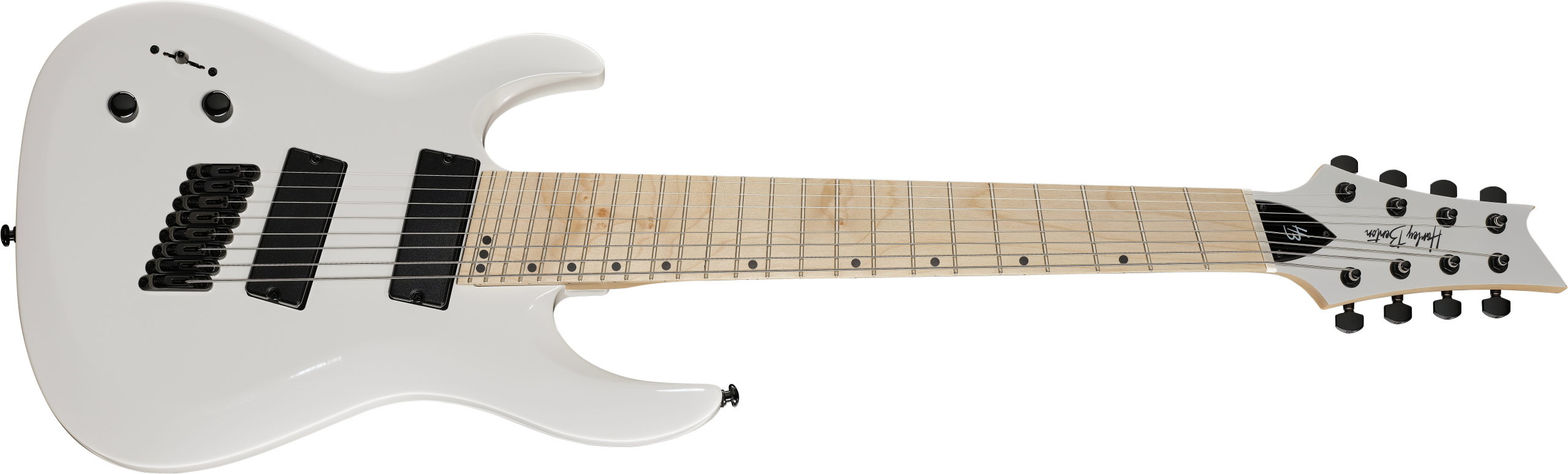 Harley Benton R-458MN LH WH MultiScale / vue de face