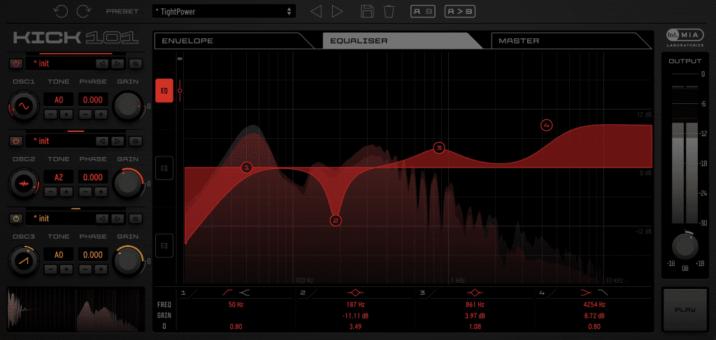 MIA Laboratories Kick 101 - GUI 2