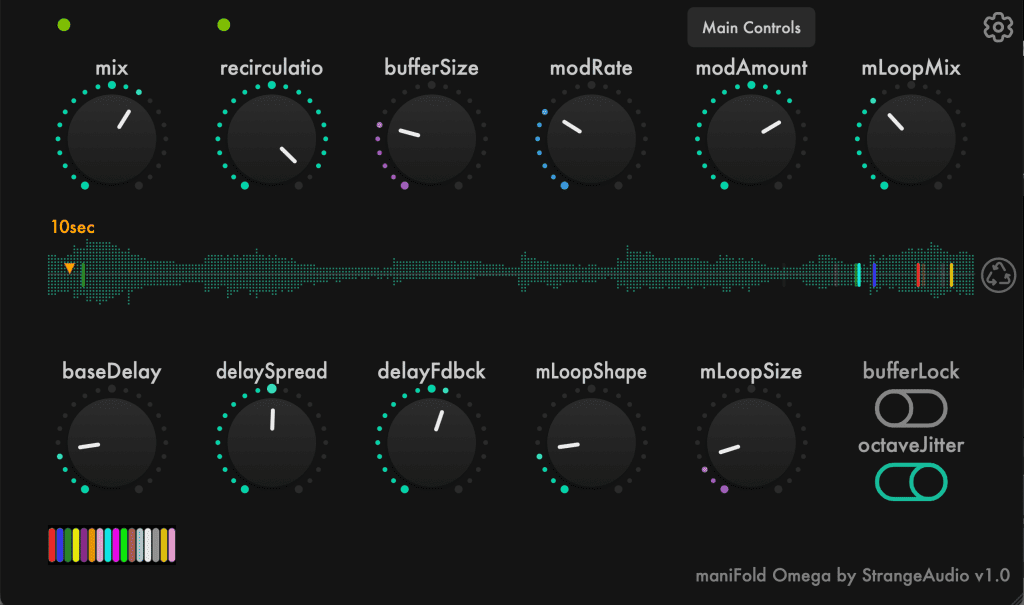 StrangeAudio maniFold Omega - GUI