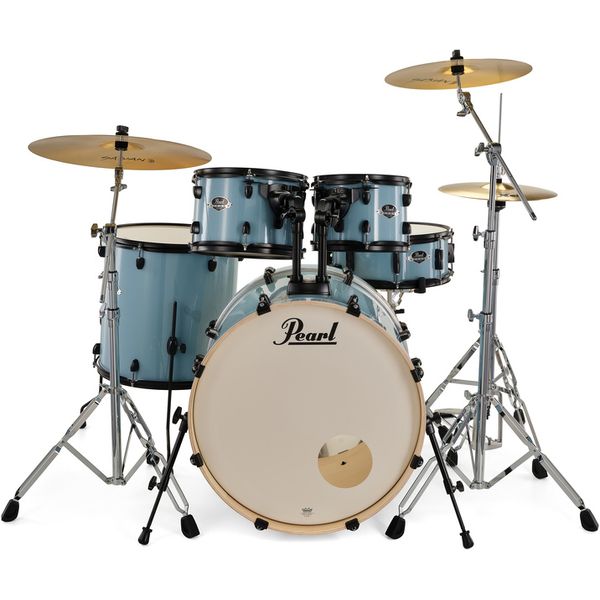 Pearl Export 20" Studio Daphne Blue - vue de face