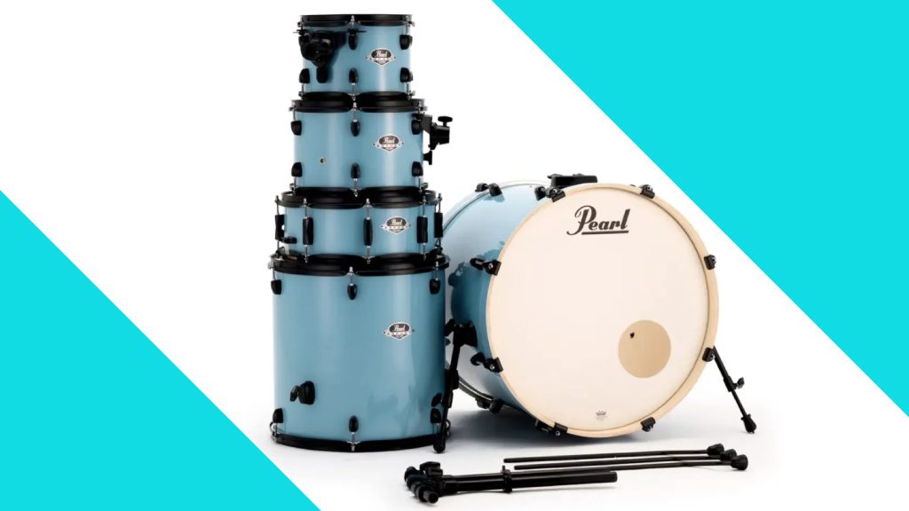 Pearl Export 20" Studio Daphne Blue - vignette