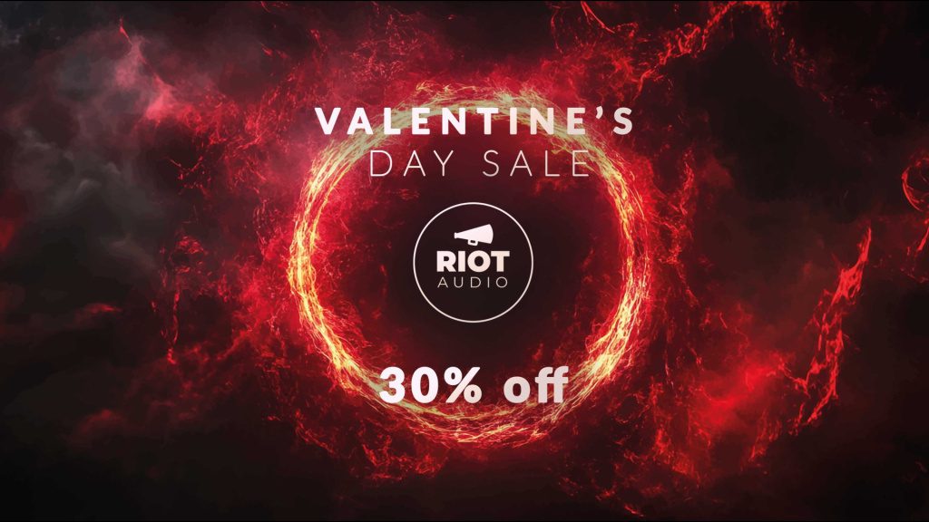 Riot Audio Valentine's Day Sale - vignette