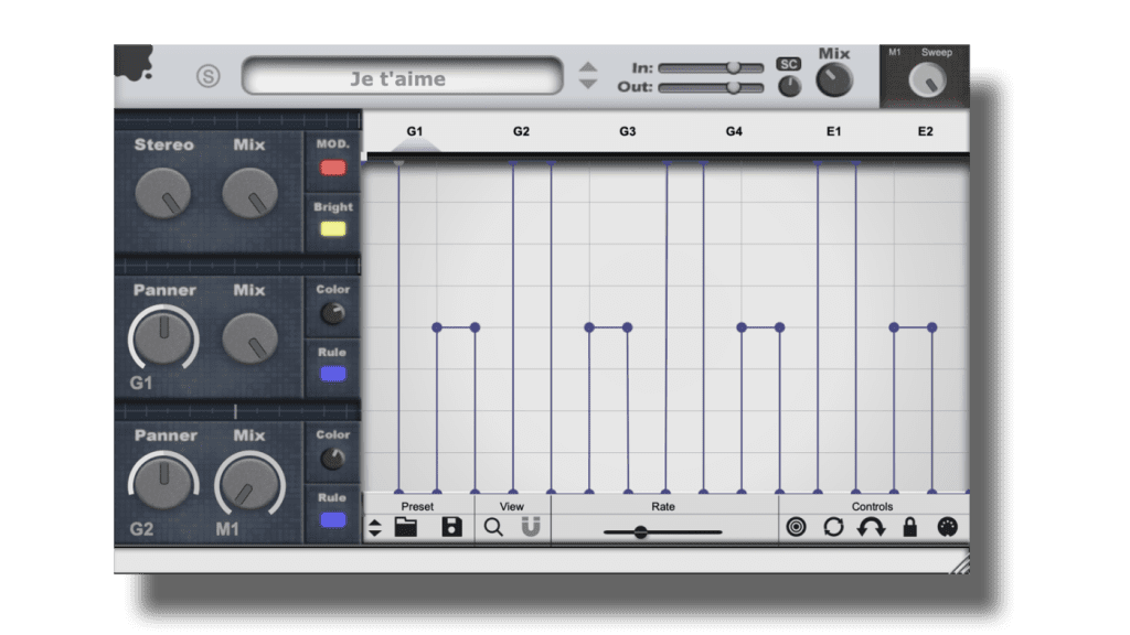 Gooey Audio Visage V2 - GUI 1