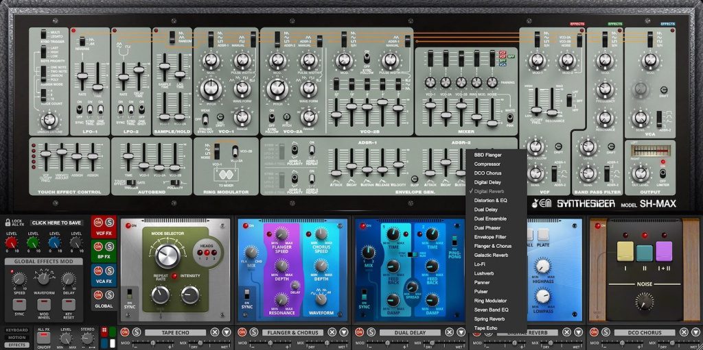 Cherry Audio SH-MAX - GUI 2