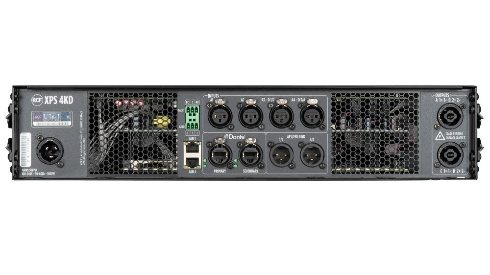 RCF Audio XPS 4KD - vue arrière