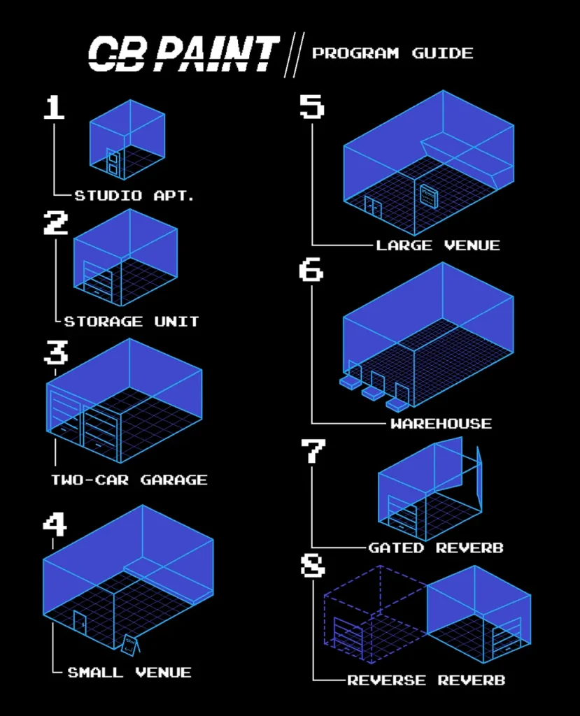Catalinbread CB Paint Reverb - présets