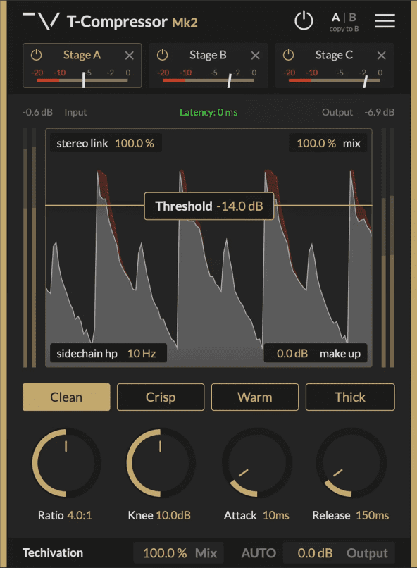 Techivation T-Compressor Mk2 - GUI