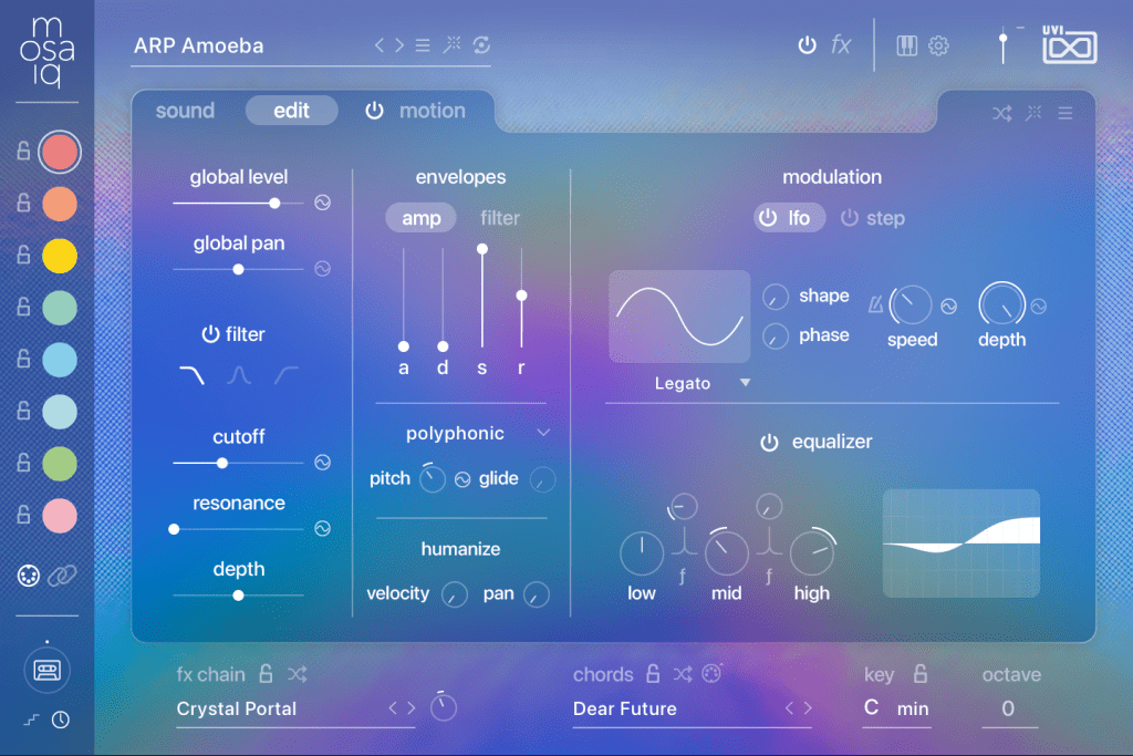 Mosaiq 26 : Onglet Edit