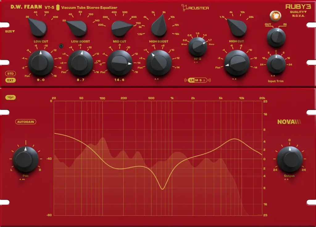 Acustica Audio Ruby 3 - GUI