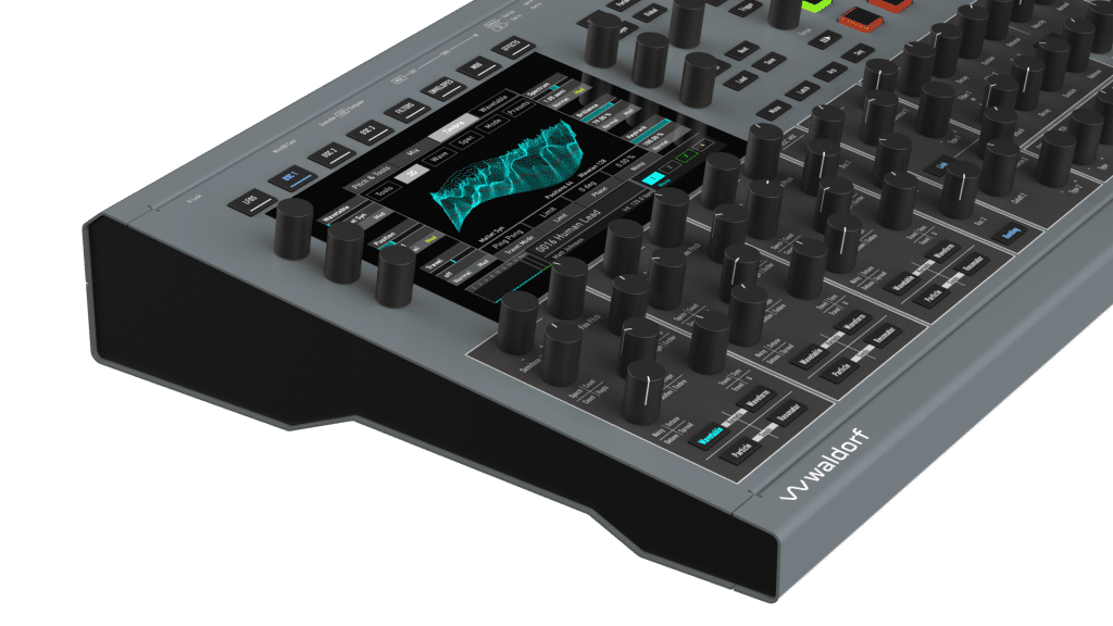 Waldorf Iridium Desktop MK2 - focus écran