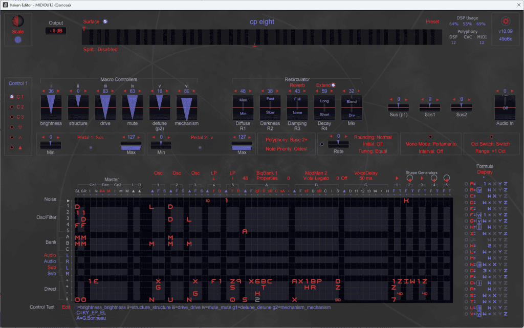 Haken Editor continuum ini