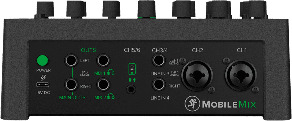 MobileMix back panel