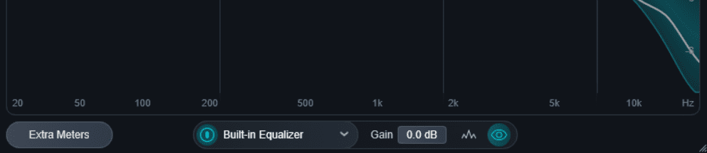 tonal balance control 3 d'izotope: vue correction